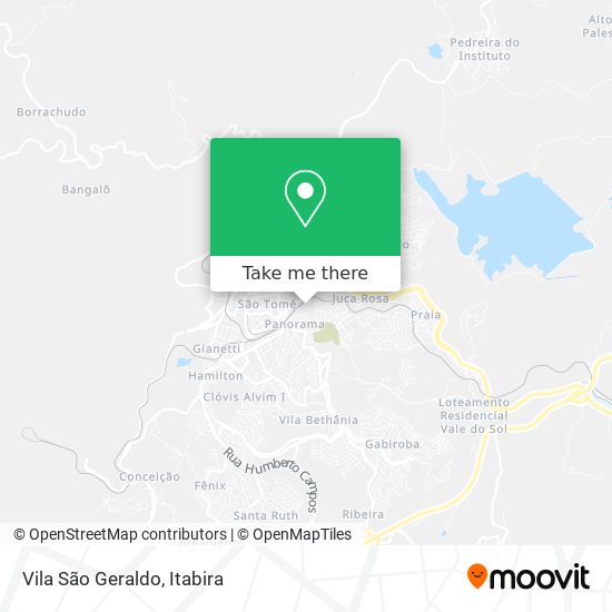 Vila São Geraldo map