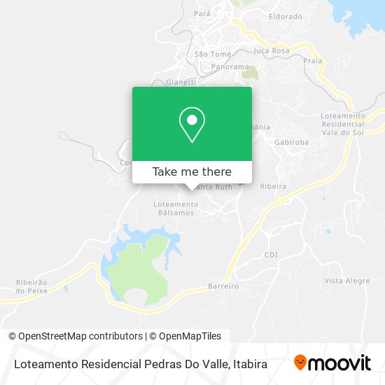 Loteamento Residencial Pedras Do Valle map