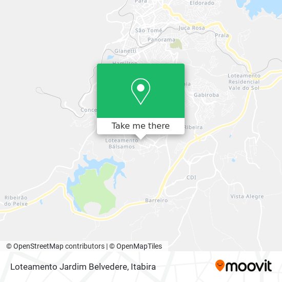 Loteamento Jardim Belvedere map
