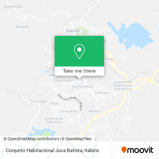 Conjunto Habitacional Juca Batista map