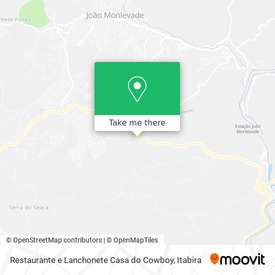 Restaurante e Lanchonete Casa do Cowboy map