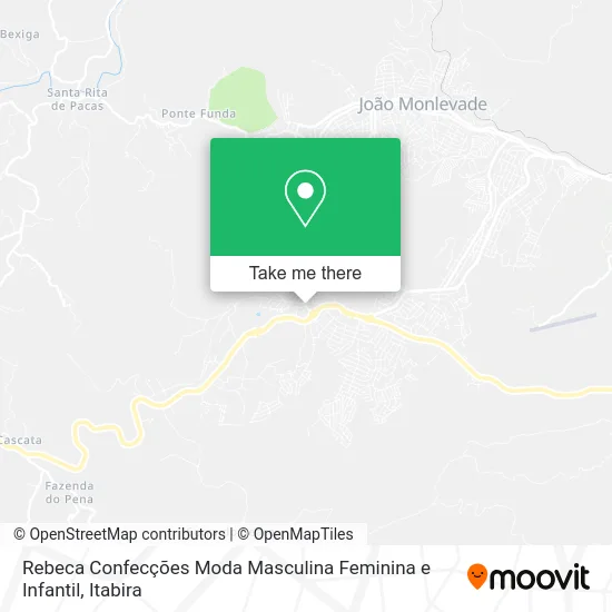 Rebeca Confecções Moda Masculina Feminina e Infantil map