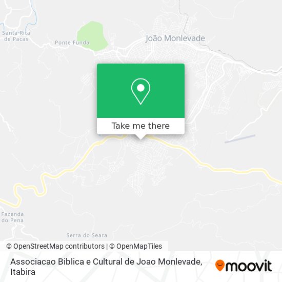 Associacao Biblica e Cultural de Joao Monlevade map