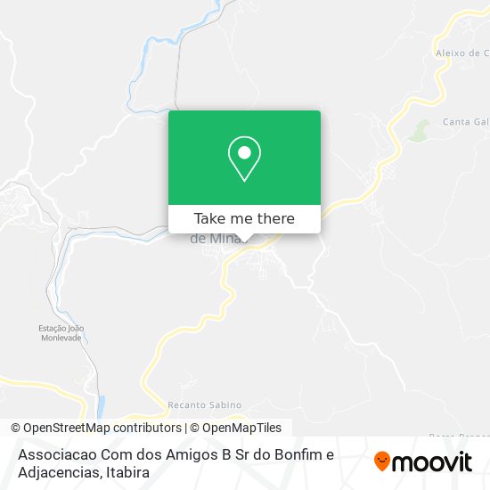 Associacao Com dos Amigos B Sr do Bonfim e Adjacencias map