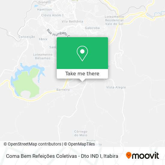 Coma Bem Refeições Coletivas - Dto IND I map