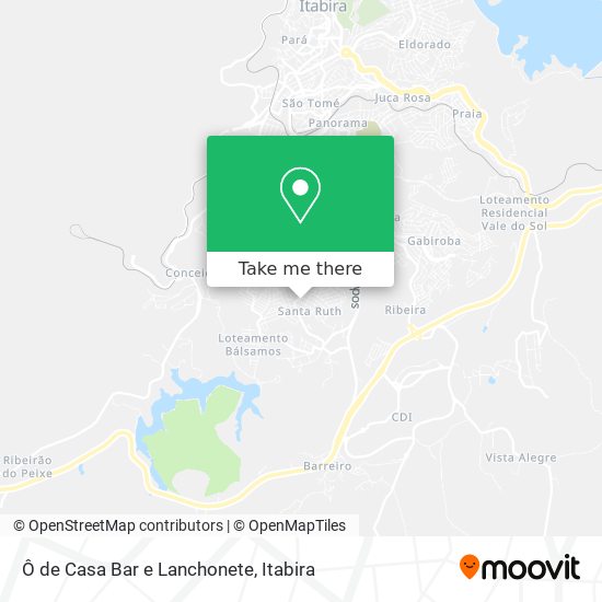 Ô de Casa Bar e Lanchonete map
