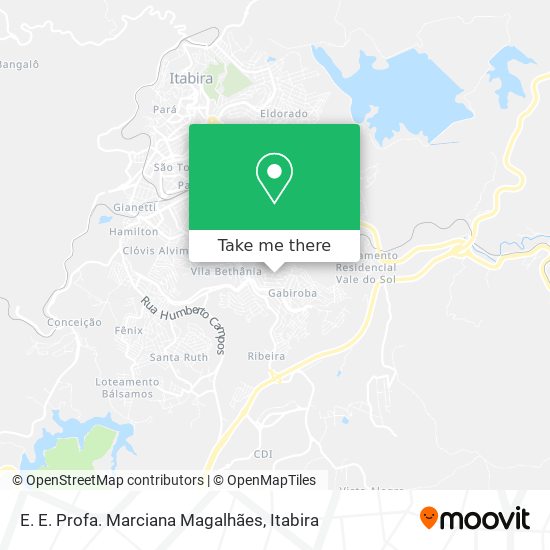 E. E. Profa. Marciana Magalhães map