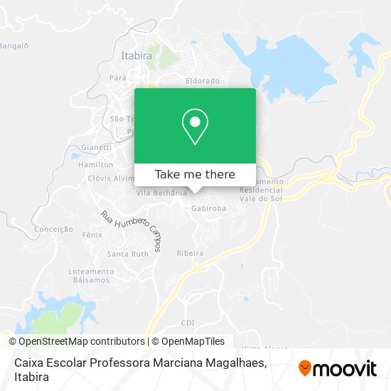 Caixa Escolar Professora Marciana Magalhaes map