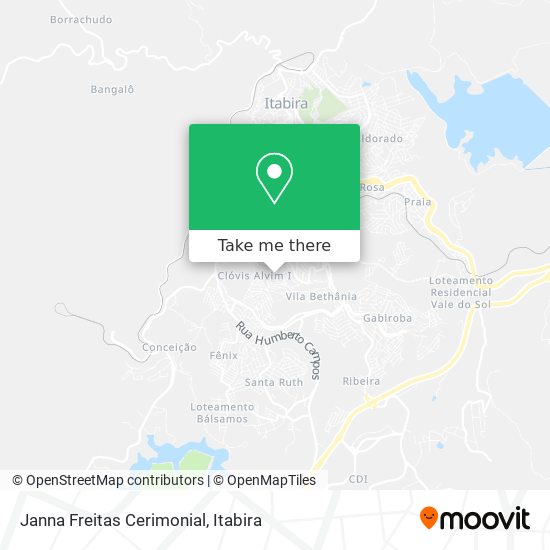 Janna Freitas Cerimonial map