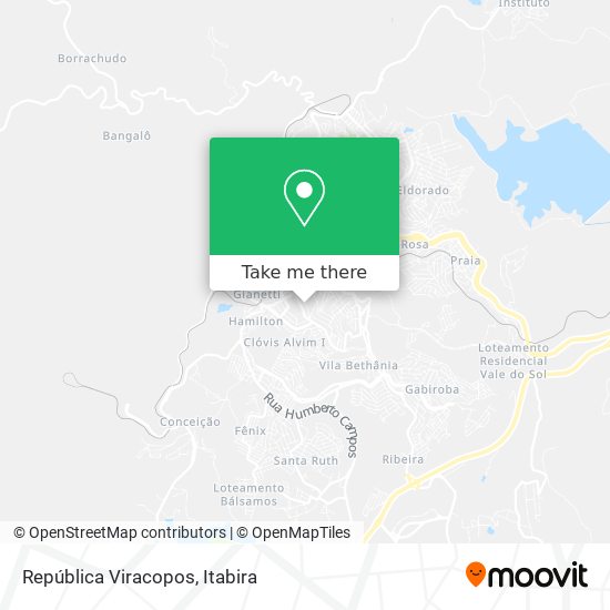 República Viracopos map