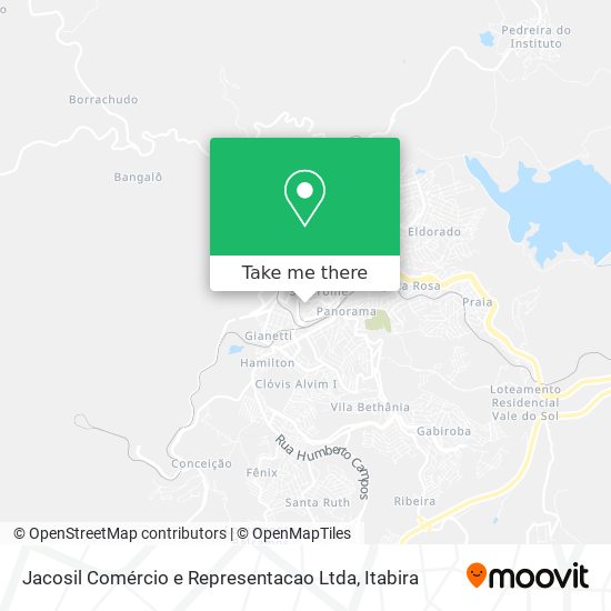 Mapa Jacosil Comércio e Representacao Ltda