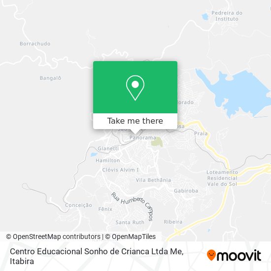 Mapa Centro Educacional Sonho de Crianca Ltda Me