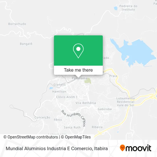 Mundial Aluminios Industria E Comercio map