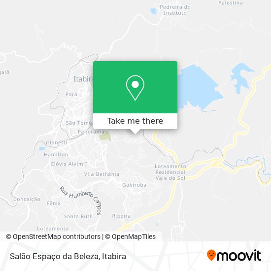 Salão Espaço da Beleza map