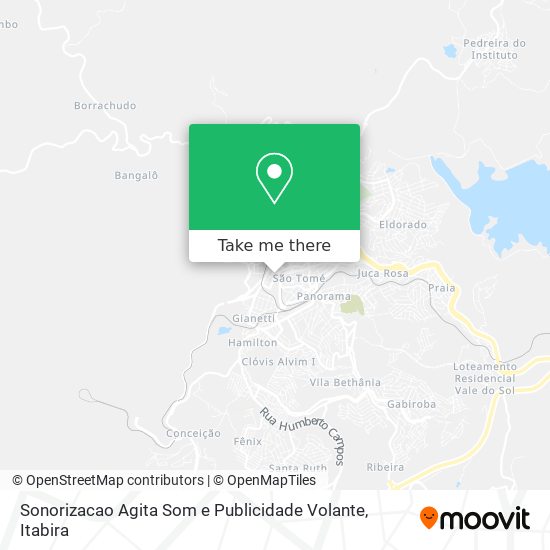 Sonorizacao Agita Som e Publicidade Volante map