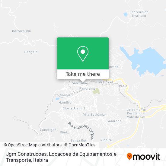 Jgm Construcoes, Locacoes de Equipamentos e Transporte map