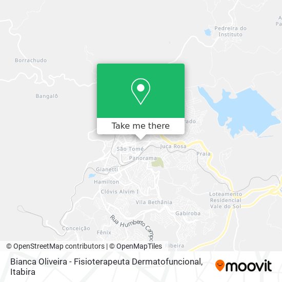 Bianca Oliveira - Fisioterapeuta Dermatofuncional map