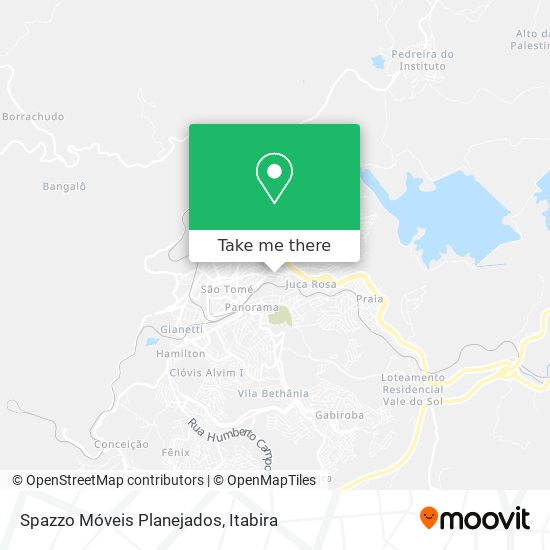 Spazzo Móveis Planejados map