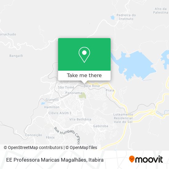 EE Professora Maricas Magalhães map