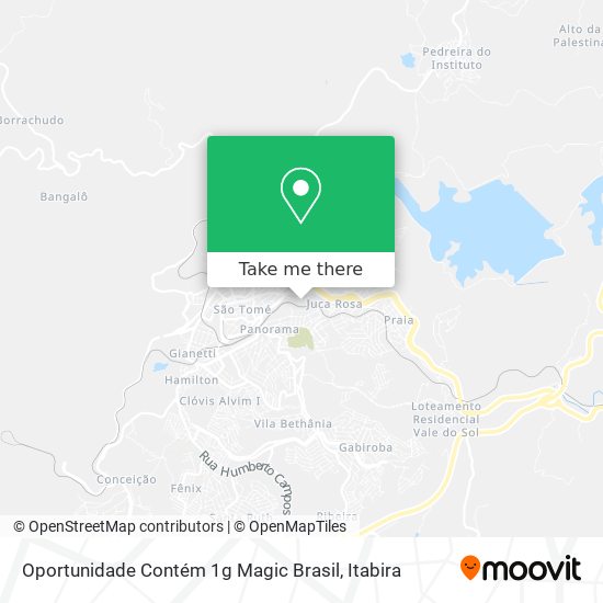 Oportunidade Contém 1g Magic Brasil map