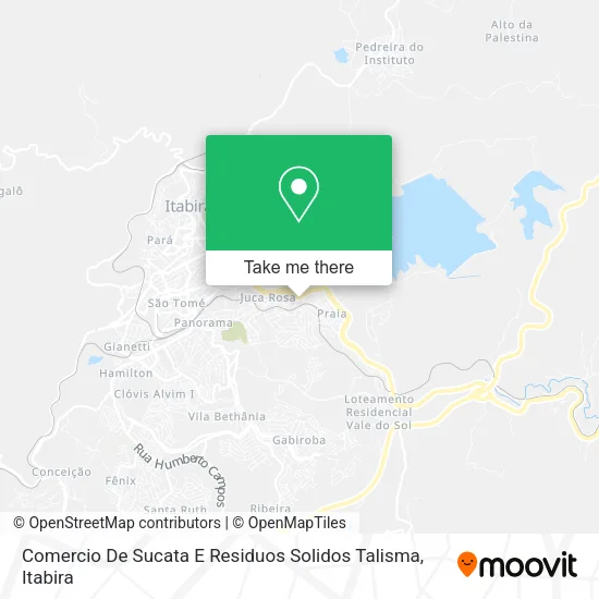 Comercio De Sucata E Residuos Solidos Talisma map