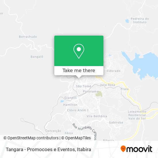 Tangara - Promocoes e Eventos map