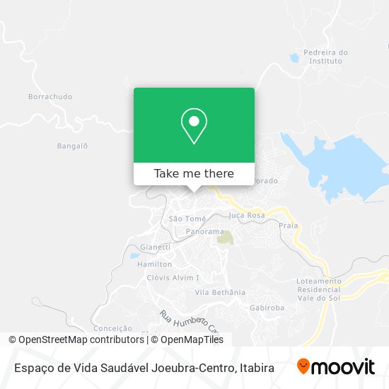 Espaço de Vida Saudável Joeubra-Centro map