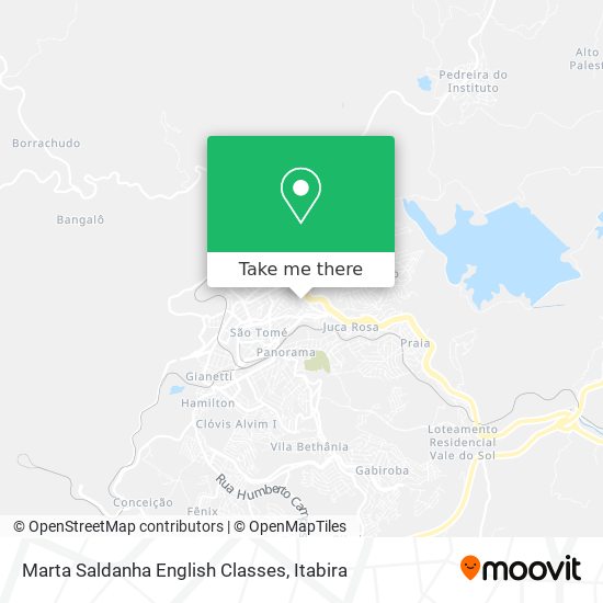 Marta Saldanha English Classes map