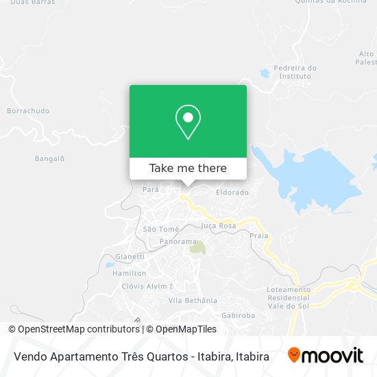 Vendo Apartamento Três Quartos - Itabira map