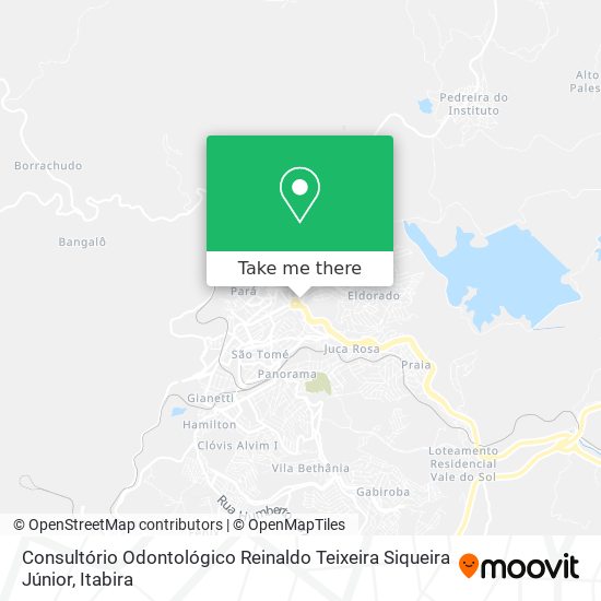 Mapa Consultório Odontológico Reinaldo Teixeira Siqueira Júnior