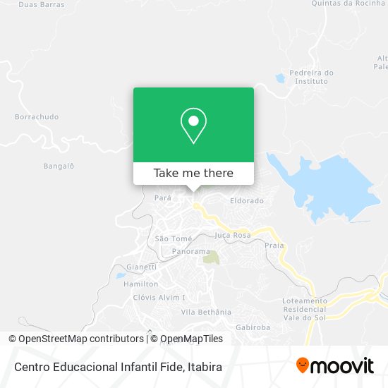 Mapa Centro Educacional Infantil Fide