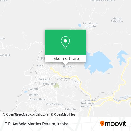 E.E. Antônio Martins Pereira map