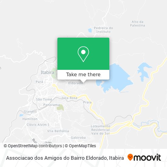 Mapa Associacao dos Amigos do Bairro Eldorado