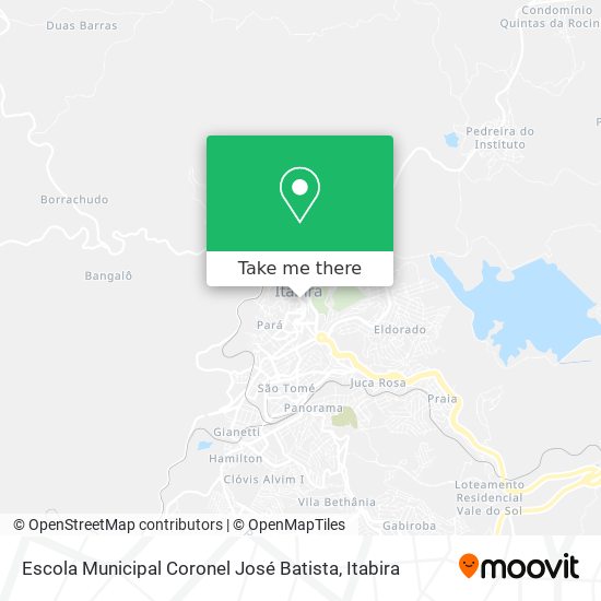 Escola Municipal Coronel José Batista map