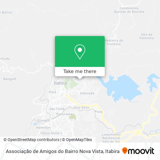 Mapa Associação de Amigos do Bairro Nova Vista