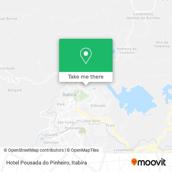 Hotel Pousada do Pinheiro map