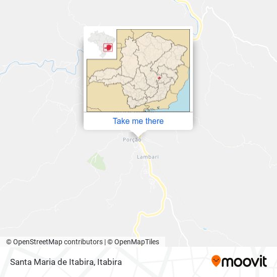 Santa Maria de Itabira map