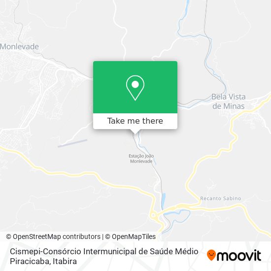 Cismepi-Consórcio Intermunicipal de Saúde Médio Piracicaba map