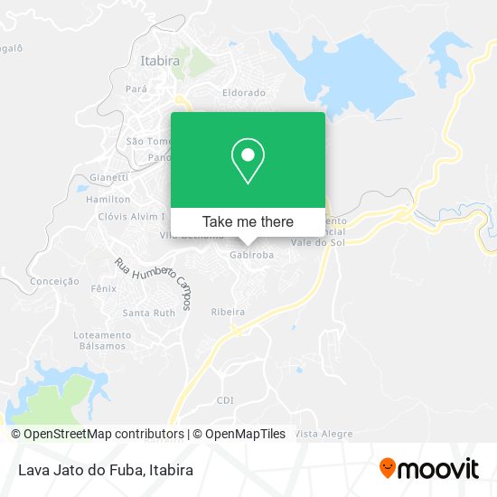 Lava Jato do Fuba map