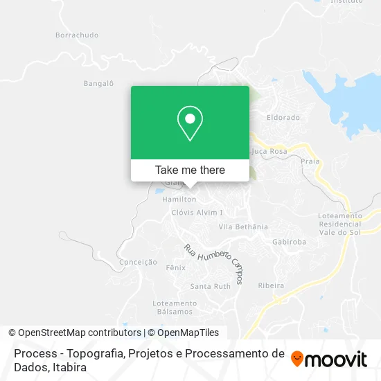 Process - Topografia, Projetos e Processamento de Dados map