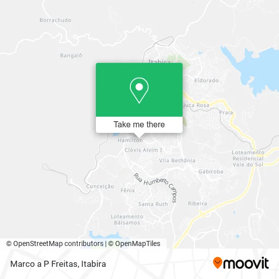 Marco a P Freitas map