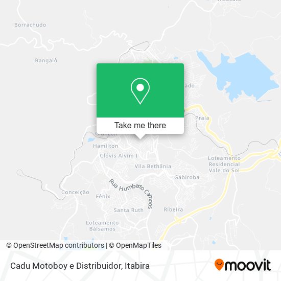 Cadu Motoboy e Distribuidor map