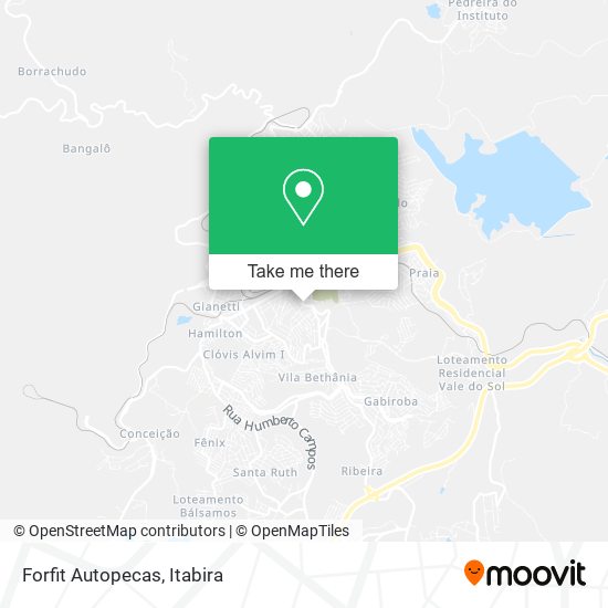 Mapa Forfit Autopecas