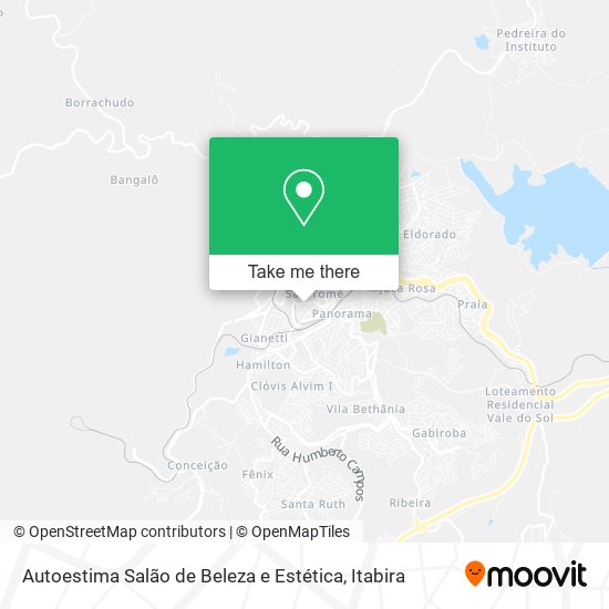 Autoestima Salão de Beleza e Estética map