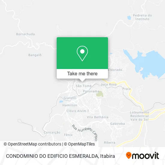 CONDOMINIO DO EDIFICIO ESMERALDA map