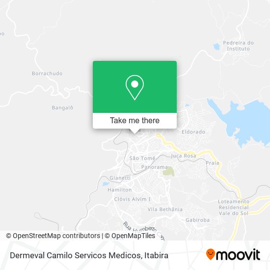 Mapa Dermeval Camilo Servicos Medicos