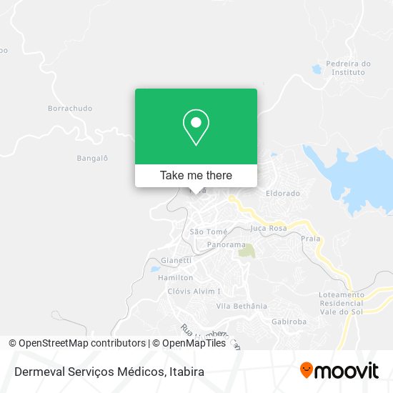 Mapa Dermeval Serviços Médicos