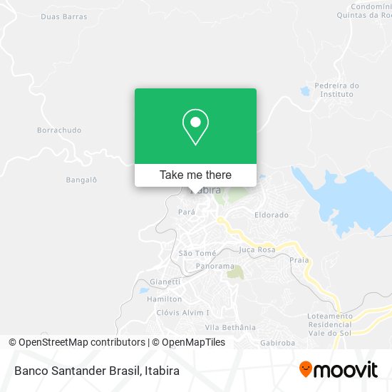 Banco Santander Brasil map