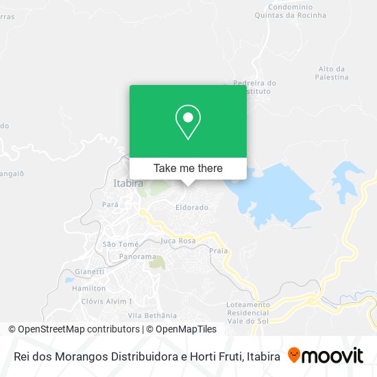 Rei dos Morangos Distribuidora e Horti Fruti map