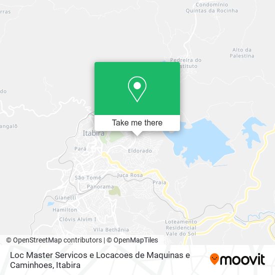 Loc Master Servicos e Locacoes de Maquinas e Caminhoes map